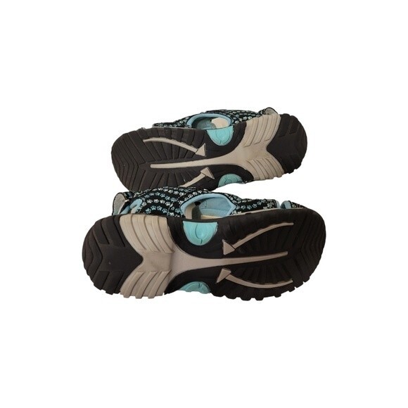 Rescue Animal Outdoor Hiking Shoes W 9 Blue Elastic Braided Slip On - Picture 5 of 6